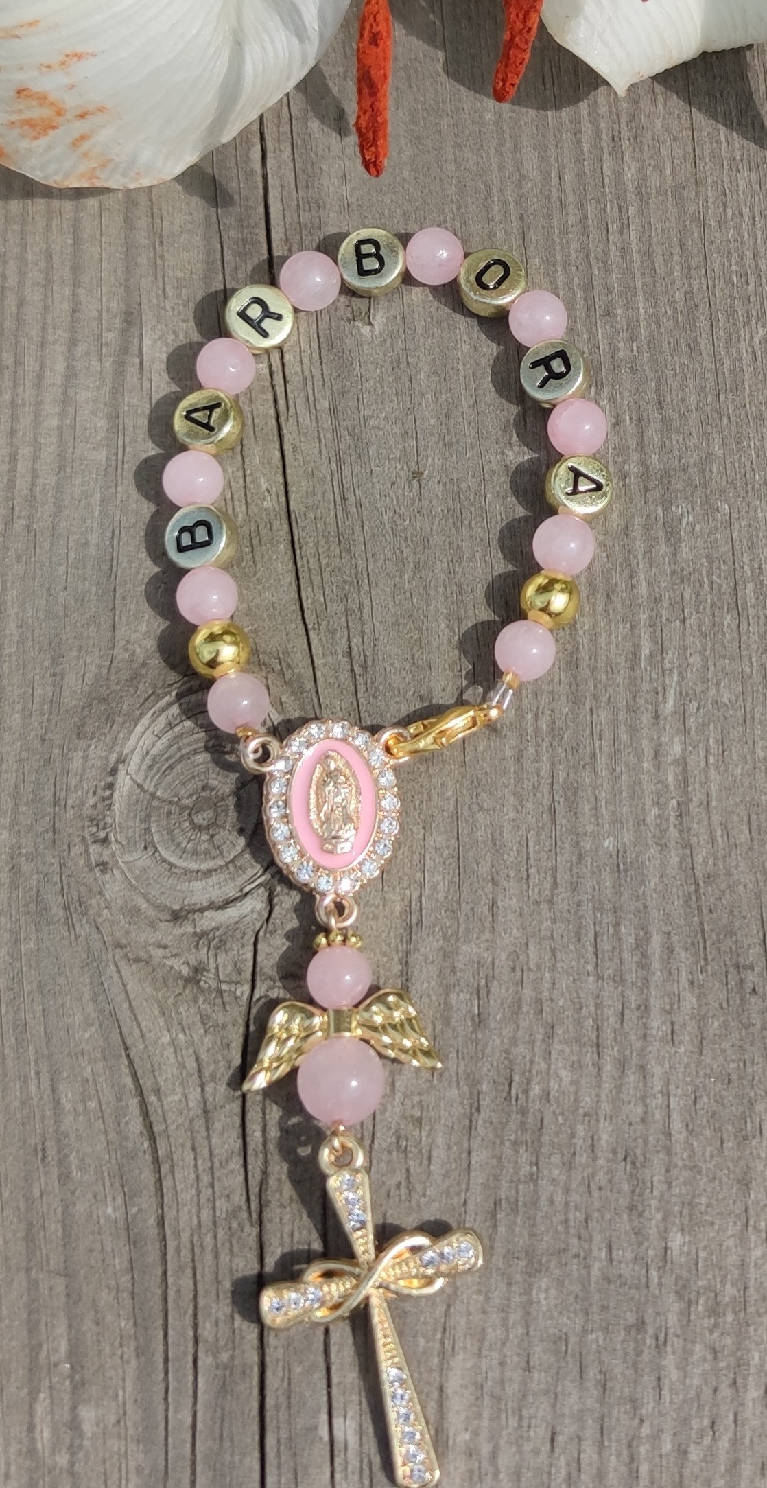 Rožinio kvarco pirmasis rožantėlis