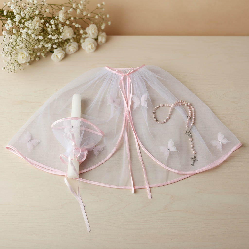 Skraistė 3D rožiniai drugeliai